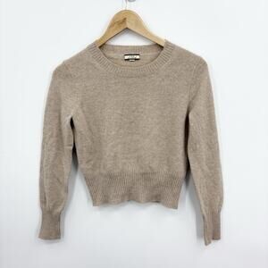J Crew Sweater Womens XXSmall Cashmere Shrunken Crewneck Quiet Luxury Minimalist